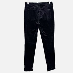 Joe’s Jeans black velvet skinny pants size 28